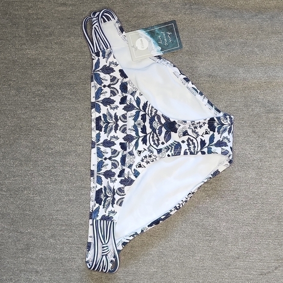 Eidon Surf Blue Lagoon Low Rider Bikini Bottoms - Picture 1 of 10